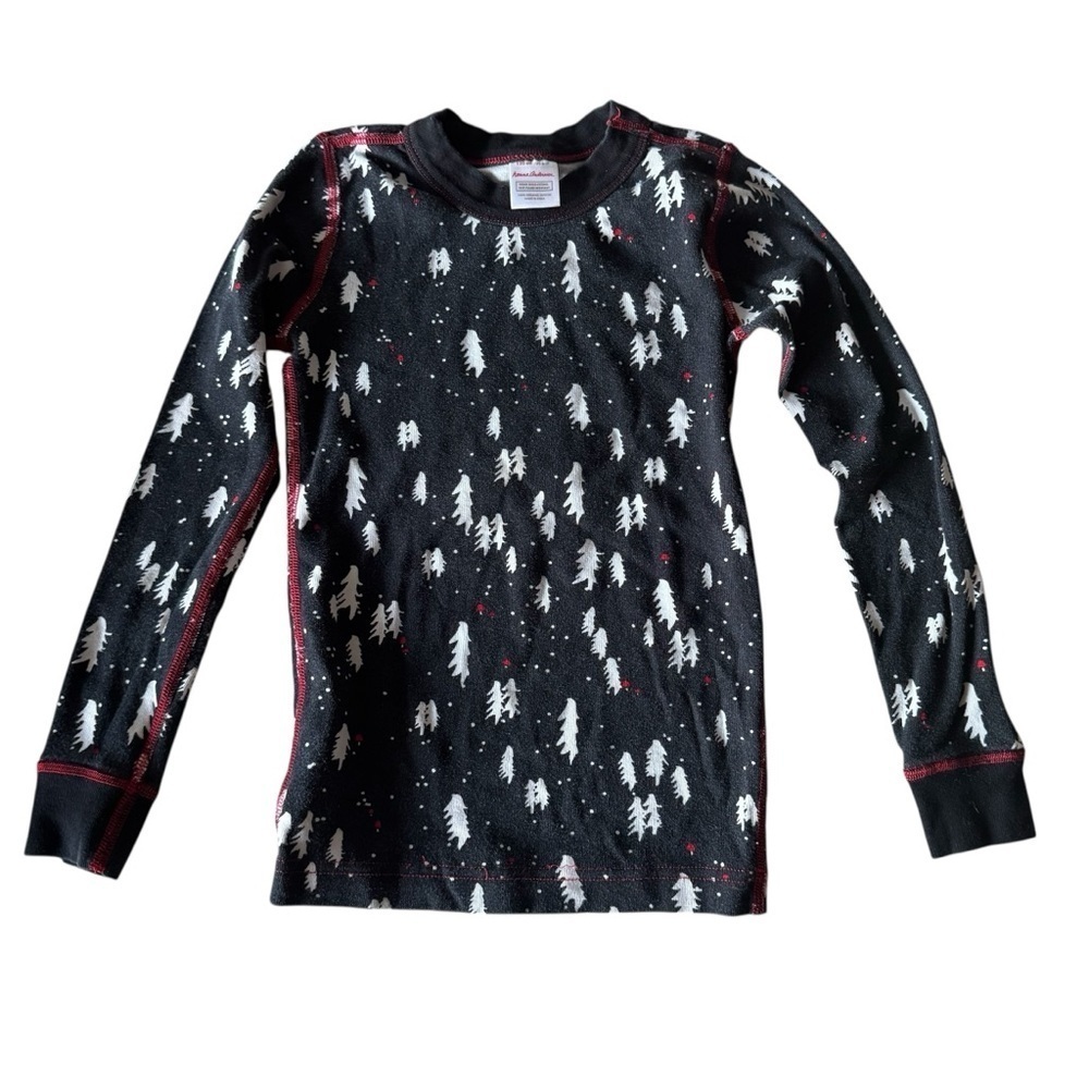 Hanna Andersson 120 Christmas Pajama 100% Organic Cotton Boy Girl 6-7 - Picture 4 of 6